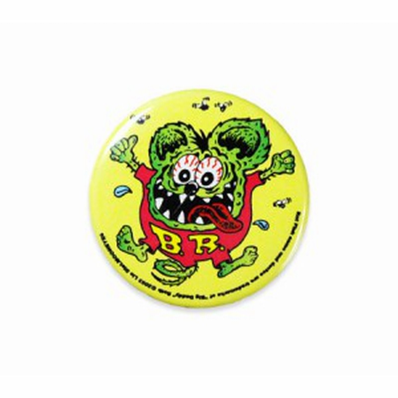 ラットフィンク 缶バッチ キャラクター アメリカ ホットロッド アメリカン雑貨 Ratfink ベビーラット メール便 通販 Lineポイント最大1 0 Get Lineショッピング