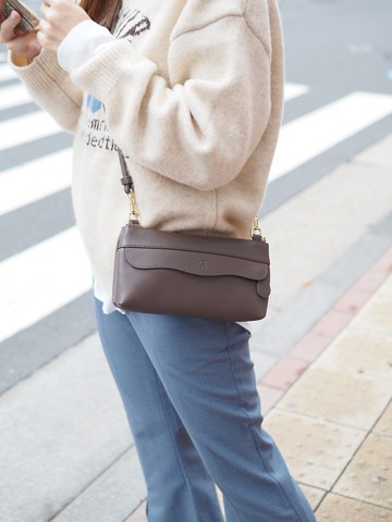 Sherbet mix NEW (煙燻灰)：皮革包、斜背包、手拿包、迷你包