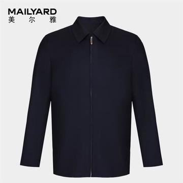 MAILYARD/美爾雅夾克 商務男士春秋翻領拉鏈茄克春裝外套 296