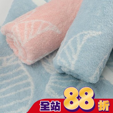 Miine 桃葉毛巾【顏色隨機出貨】