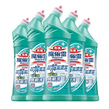 魔術靈 殺菌瞬潔馬桶清潔劑500mlx5