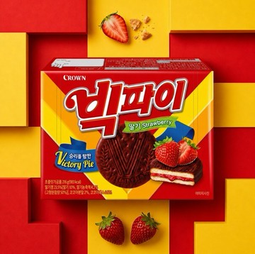 Crown Big Pie Strawberry 216g