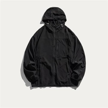 【巴黎精品】防曬外套防曬服-潮流連帽運動男女外套2色a1fl29