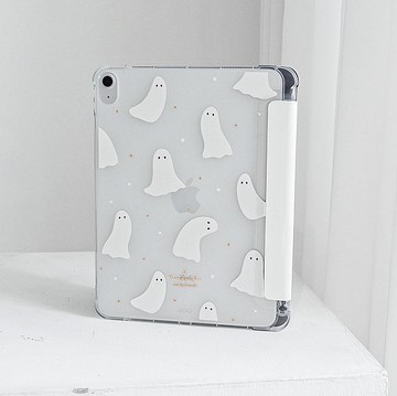 【Peek-a-Boo! 就是要搗蛋!】透明磨砂書本式iPad 保護套