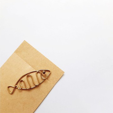 魚隻 | 書籤 | 迴紋針 | Alley品牌趣味金工|手工|文青風