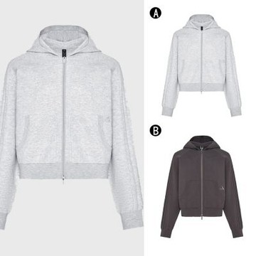 【Adidas 愛迪達】SFL FF KN JKT 短版針織連帽休閒外套 運動外套 女 A-KX0211 B-KX0208