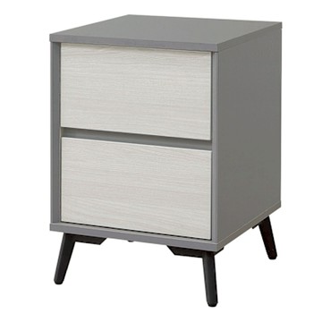 文創集 維法1.3尺二抽側邊櫃/收納櫃-40x40x57cm免組