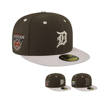 NEW ERA 59FIFTY 5950 獨家訂製 週年款 老虎 紅襪 核桃棕/石灰 全封帽 全尺寸