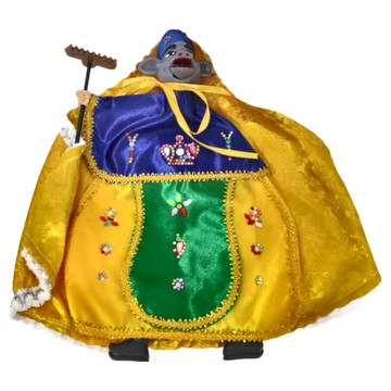 A-ONE 匯旺 豬八戒 臉會動 披風傳統布袋戲偶 手工製造 禮品 擺設 表演 玩具  1個