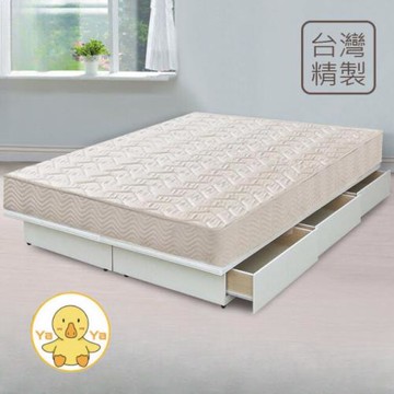 【鴨鴨居家】彼聖左右各三抽屜式收納床底七色可選-雙人5尺