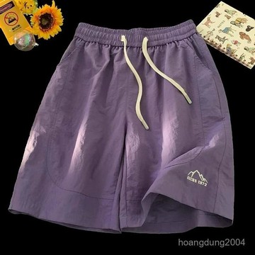 【台灣现貨】高腰顯瘦 夏天短褲 寛褲女 休閒短褲 冰絲褲 運動短褲 女生短褲 五分褲 涼感褲 美式短褲 女生褲子 闊腿褲