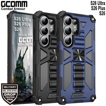 GCOMM 三星 S26 Plus 軍規戰鬥盔甲保護殼 Combat Armour 黑戰甲