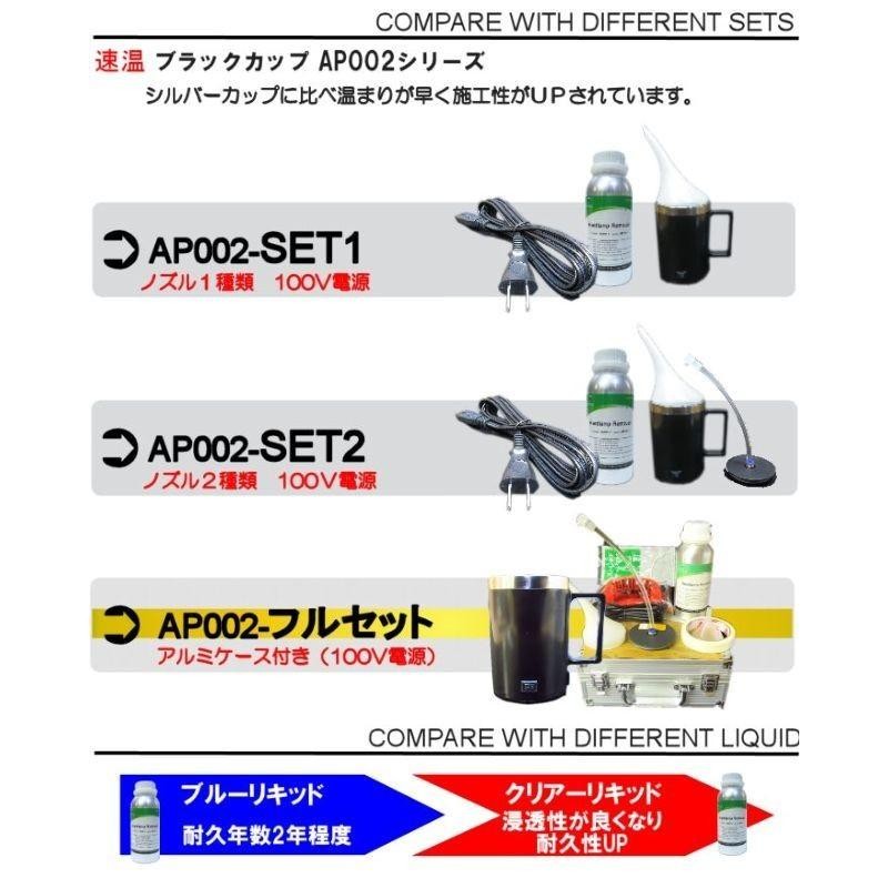 クリアーリキッド専門店 最新ハイスペックモデル AP001-SET1-C+耐水ペーパー シガー電源 再生スチーマー ヘッドライトリムーバー |  LINEショッピング