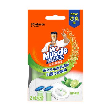 威猛先生 潔廁清香凍補充管 阻隔髒汙臭味 清新檸檬  76g  1盒