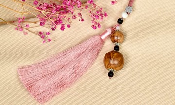 CYPRESS 霸王肖楠瘤花木珠吊飾