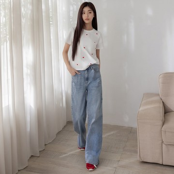 【追加到貨】niceioi 美腿比例直筒彈力牛仔褲