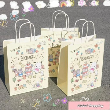 蝦皮熱賣🔅ins風帕恰狗禮品袋生日禮物袋子幼兒園可愛卡通購物袋兒童節禮物