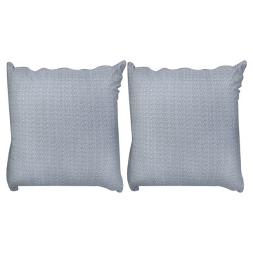 J&N 寧夏涼感緹花抱枕2個 藍色 標準抱枕  60 x 60cm