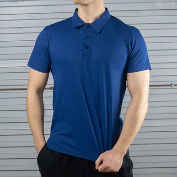 運動Polo衫男士翻領短袖T恤速干排汗透氣休閒開叉下擺健身上衣潮