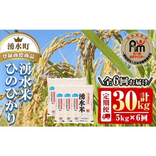 ふるさと納税 鹿児島県 湧水町 y364 ≪定期便・全6回≫湧水米ひのひかり(5kg×6回・計30kg)