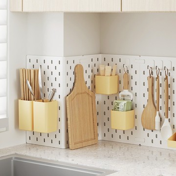 【AOTTO】多用途組裝收納洞洞板置物架(AS-002)