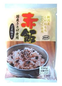 たかの 赤飯 ごま塩付 190G×10個