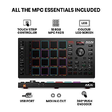 Akai Professional MIDIコントローラー RGBバックライト付きフルサイズ・ベロシティ対応・ドラムパッド16個、アサイナブル・タッチストリップ、カラー液晶ディス