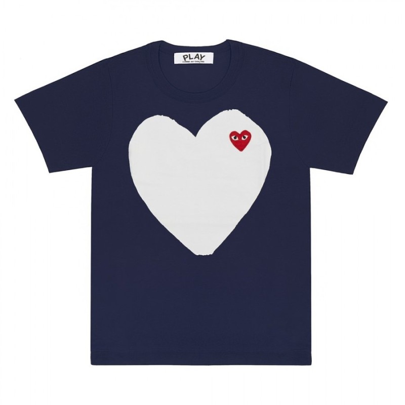 プレイ コム デ ギャルソン Tシャツ PLAY COMME des GARCONS ホワイト