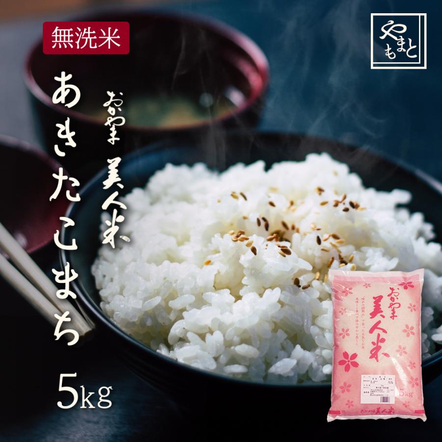 お米 無洗米 新米 令和5年 岡山県産 あきたこまち 5kg (5kg×1袋)　アキタコマチ 5キロ 一等米 送料無料 安い