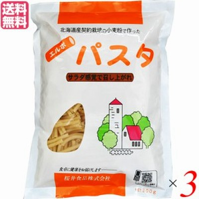 パスタ ショートパスタ マカロニ 国内産エルボパスタ 300g 桜井食品 ３袋 送料無料