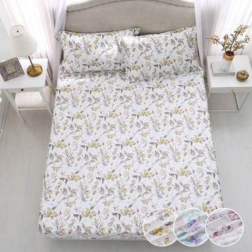 鴻宇 天絲棉300織 單人床包枕套組 多款任選