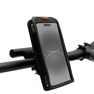 IBERA 快拆式單車手機架包 IB-PB17-Q6 黑色 適用5.0-6.3吋手機  1個