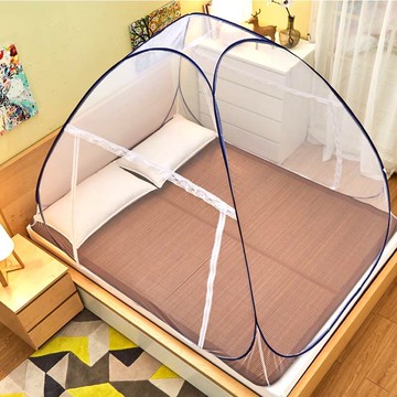 ⛺可開發票⛺蒙古包蚊帳 嬰兒蚊帳 戶外蚊帳打地鋪蒙古包摺疊學生宿舍家用免安裝蚊帳旅遊帳篷單雙人