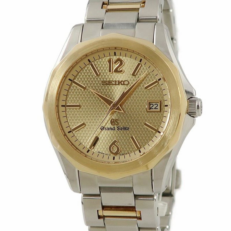 グランドセイコー Grand Seiko SBGX036 9F62-0A70 K18YG×SS製 ゴールド メンズ 腕時計 クオーツ ゴールド 中古  | LINEショッピング