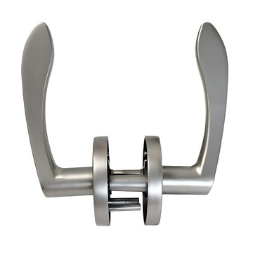 Tamsa 簡約設計按鈕式房門把手 灰色  金灰色  1個