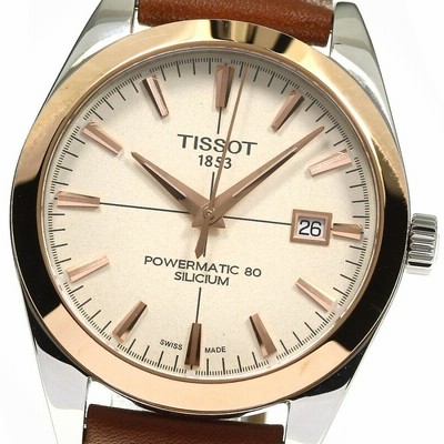 ティソ TISSOT T927.407.46.261.00 ジェントルマン K18PGベゼル