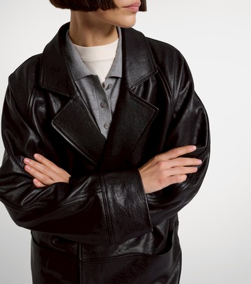 Frame Oversized leather jacket