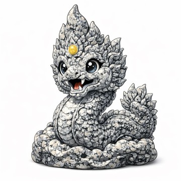「石逐金彩」-立體版龍宮雕刻水龍、聚財招財、避邪擋煞、水財神！