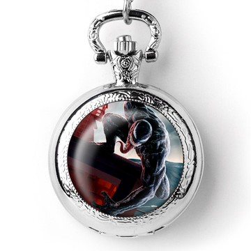 AA毒液大號貼片懷表可來圖定制送學生朋友生日禮物非機械懷表