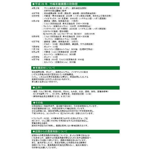 (A級品)竹嶋有機農園の自然農法りんご 王林　約10ｋｇ ※4月〜クール便