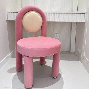 【臺灣公司 可打統編】免運 化妝椅 梳妝凳 網紅奶油簡約化妝衣帽間女生臥室梳妝臺北歐輕奢家用椅子美甲梳妝 可開發票 全館五折 工廠現貨直銷 新品特價 z10072