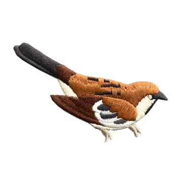 Novigo 台灣動物熨燙刺繡 / 山麻雀