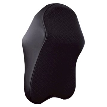 德利生活 汽車記憶棉舒適靠枕 零壓力舒適護頸  黑色  1個