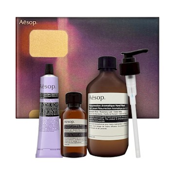 AESOP 第三廳禮盒★手部清潔露500mL)+護手霜75mL)+身體潔膚露100mL