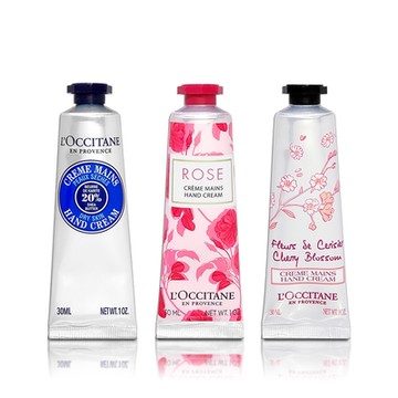 L OCCITANE 歐舒丹 乳油木/櫻花/玫瑰 護手霜 30ml 獨立外盒-3款供選(效期:2026/01)