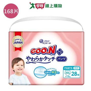 大王柔觸肌褲型XXL168片(箱)【愛買】