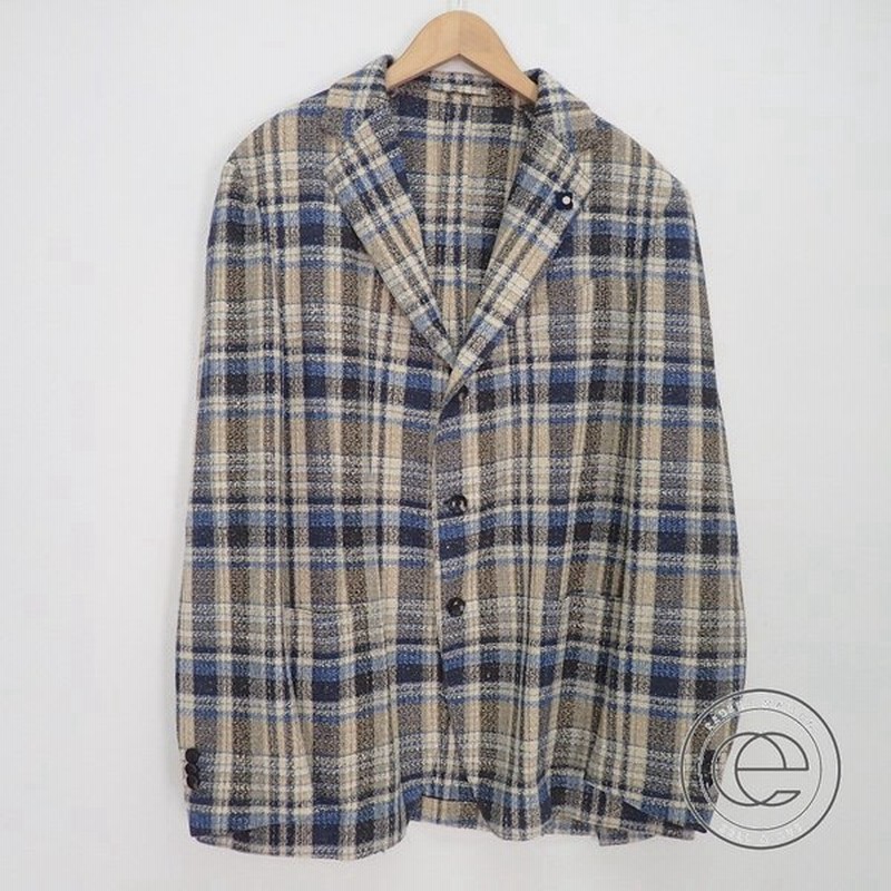 美品 正規 Lardiniラルディーニ Ji903q Eaa タータンチェック シルク ウール サマーツイード 3bテーラードジャケット54 メンズ 通販 Lineポイント最大0 5 Get Lineショッピング