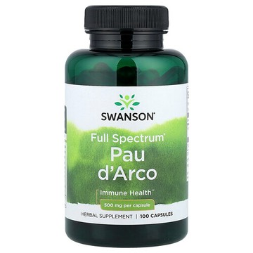Swanson Vitamins, 多面® 保哥果，500 毫克，100 粒膠囊