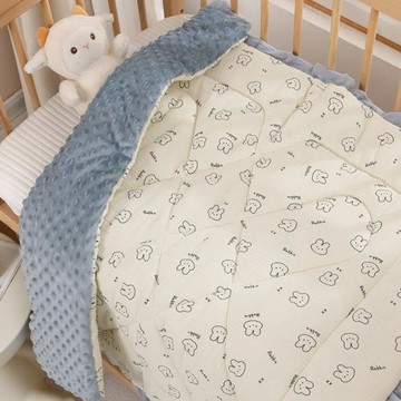 寶寶被子加厚嬰兒兒童蓋毯新生兒防踢被a類冬午休小被睡覺恒溫