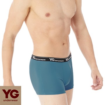 【YG】銀離子抑菌消臭平口褲-藍綠